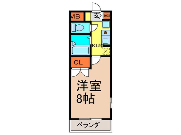 ハイツ丸の内の物件間取画像